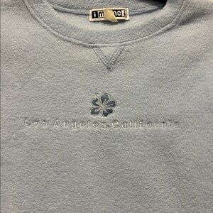 Meme Light Blue Crew Neck Sweater